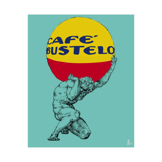 Café Bustelo Vintage Matte Vertical Posters - Retro Coffee Art Print